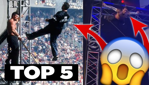 TOP 5 moments EXTRÊMES à la WWE 🤥
