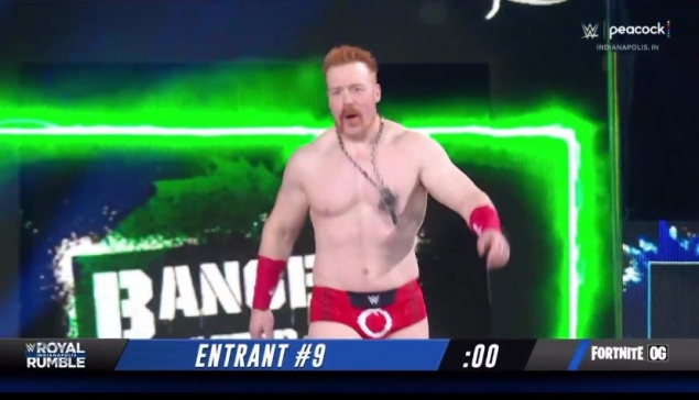 Sheamus réagit à son entrée au Royal Rumble 2025