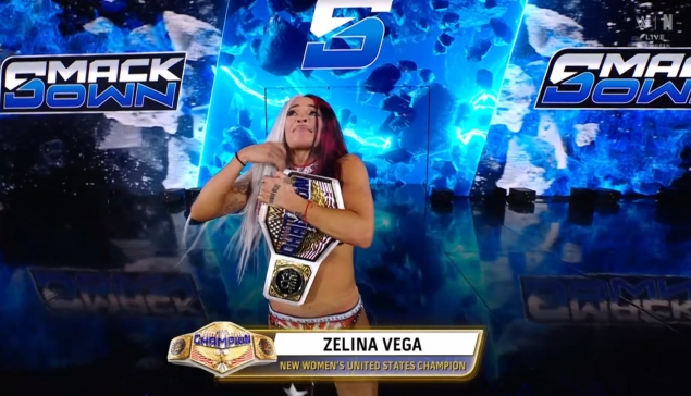 WWE SmackDown : Zelina Vega devient championne solo pour la première fois de sa carrière