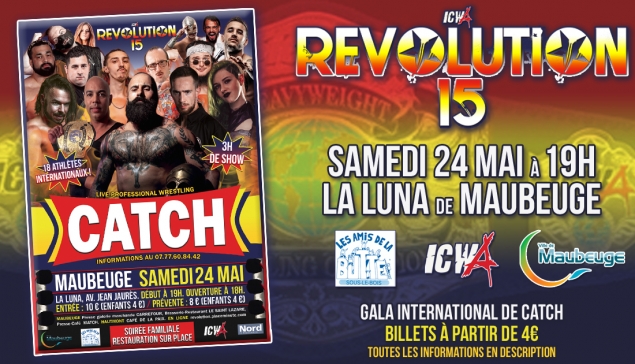 Carte d'ICWA Revolution XV 2025