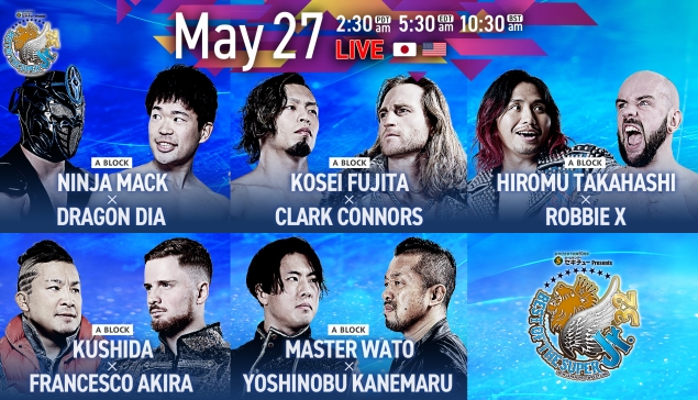 Résultats de NJPW Best of The Super Jr 32 - Jour 11