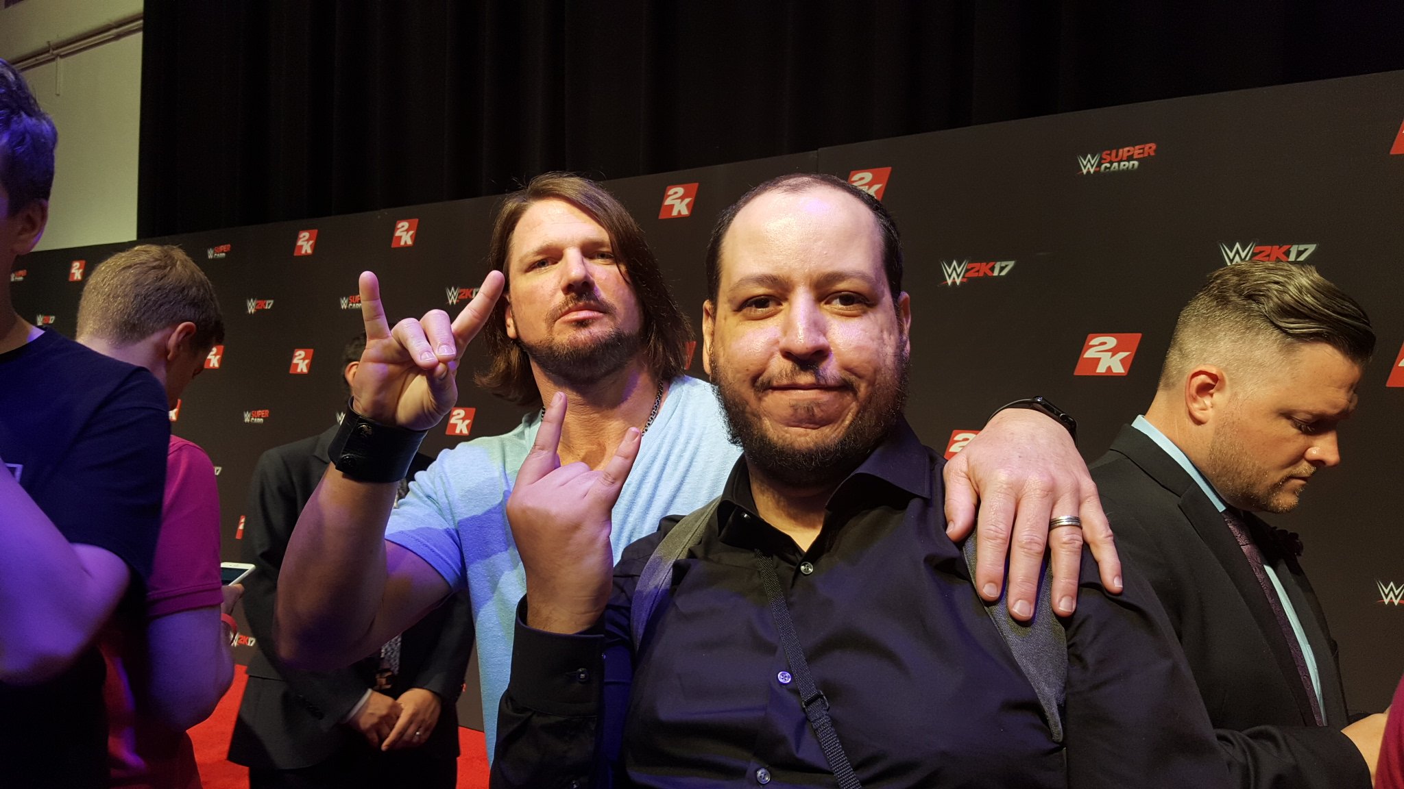 Mr Quoty et AJ Styles WWE 2K17